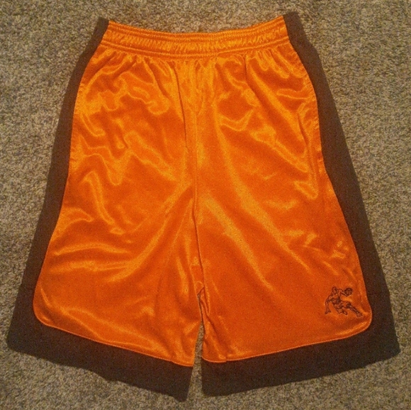 And1 Other - Boys XL (14/16) AND1 Basketball Shorts, orange & black